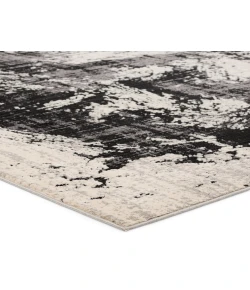 Jaipur Living Graphite Dusk GRA02 Black - Cream 8 ft. X 10 ft. Rectangle Rug