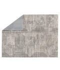 Jaipur Living Sublime Geometric Gray/ Cream Runner Rug 2'8"X8'