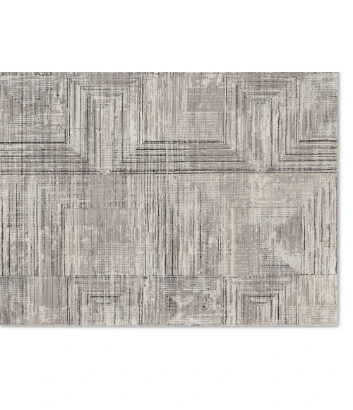 Jaipur Living Sublime Geometric Gray/ Cream Runner Rug 2'8"X8'