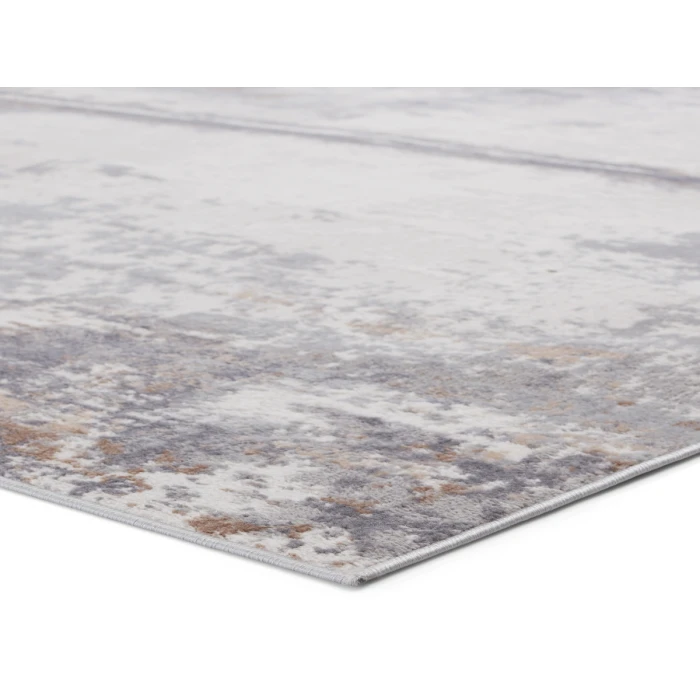 Vibe by Jaipur Living Treyton Abstract Gray/ Ivory Runner Rug (3'X12')