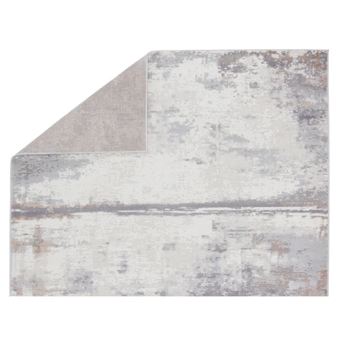 Vibe by Jaipur Living Treyton Abstract Gray/ Ivory Runner Rug (3'X12')