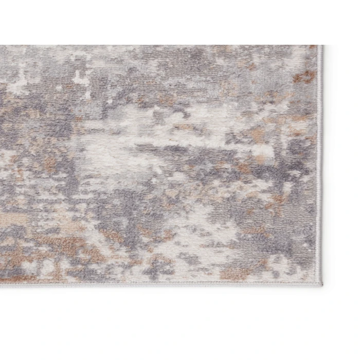 Vibe by Jaipur Living Treyton Abstract Gray/ Ivory Runner Rug (3'X12')