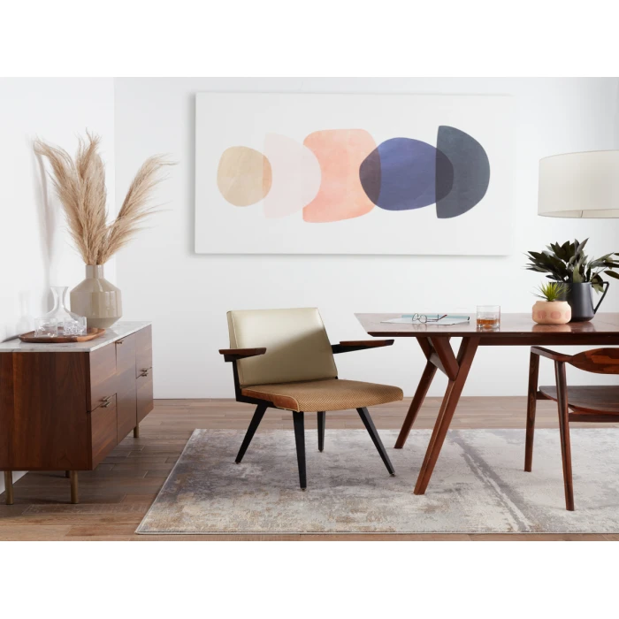Vibe by Jaipur Living Treyton Abstract Gray/ Ivory Runner Rug (3'X12')