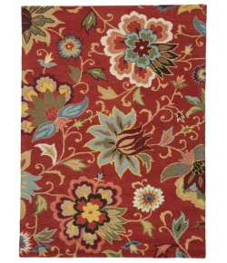 Jaipur Living Hacienda Zamora HAC11 Red/Multicolor 8 ft. X 10 ft. Rectangle Rug