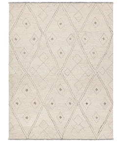 Jaipur Living Hadi Ismael HAD02 White - Gray 10 ft. X 14 ft. Rectangle Rug
