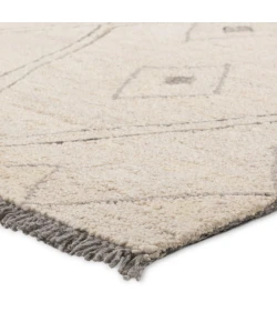 Jaipur Living Hadi Ismael HAD02 White - Gray 10 ft. X 14 ft. Rectangle Rug