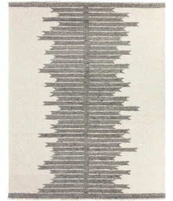 Jaipur Living Chaima HAD07 Tufted Striped Gray/White Runner (3'X10')