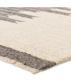 Jaipur Living Chaima HAD07 Tufted Striped Gray/White Runner (3'X10')