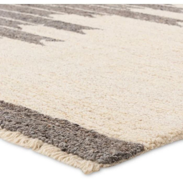 Jaipur Living Chaima HAD07 Tufted Striped Gray/White Runner (3'X10')
