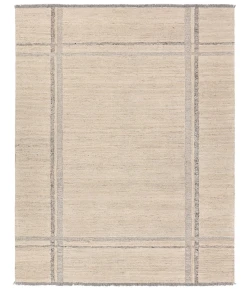 Jaipur Living Hadi Bilal HAD08 White - Gray 9 ft. X 12 ft. Rectangle Rug
