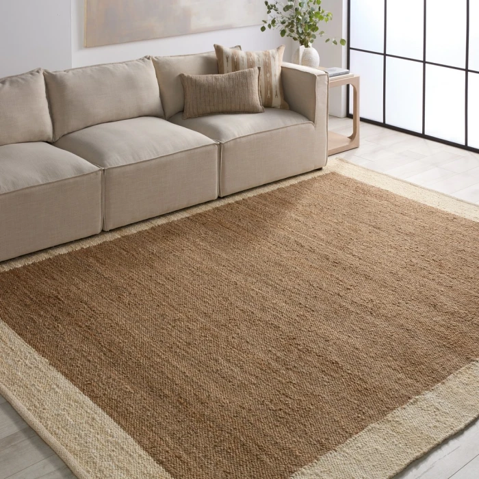 Jaipur Living Hanover Brown HAN02 18 in. Swatch Square Rug
