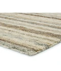 Jaipur Living Tikka Handmade Striped Cream/ Gray Area Rug 8'X10'
