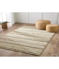 Jaipur Living Tikka Handmade Striped Cream/ Gray Area Rug 8'X10'