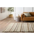 Jaipur Living Tikka Handmade Striped Cream/ Gray Area Rug 8'X10'