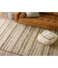 Jaipur Living Tikka Handmade Striped Cream/ Gray Area Rug 8'X10'