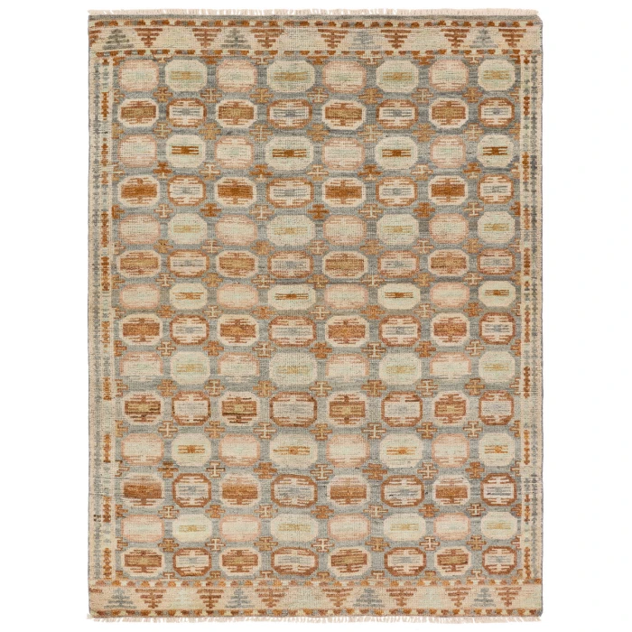 Jaipur Living Hazan Orange HAZ01 18 in. Swatch Square Rug
