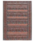 Kate Lester + Jaipur Living Auril Tribal Multicolor/ Orange Area Rug 7'6"X10'