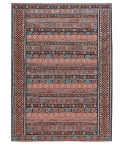 Jaipur Living Harman By Kate Lester Auril HBL01 Multicolor - Orange 7 ft. 6 in. X 10 ft. Rectangle Rug