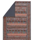 Kate Lester + Jaipur Living Auril Tribal Multicolor/ Orange Area Rug 7'6"X10'