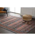 Kate Lester + Jaipur Living Auril Tribal Multicolor/ Orange Area Rug 7'6"X10'