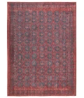 Kate Lester + Jaipur Living Kalinar Damask Dark Red/ Blue Area Rug 9'X12'
