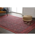 Kate Lester + Jaipur Living Kalinar Damask Dark Red/ Blue Area Rug 9'X12'