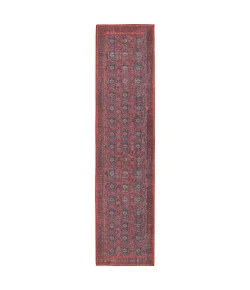Jaipur Living Harman By Kate Lester Kalinar HBL04 Dark Red - Blue 2 ft. 6 in. X 10 ft. Rectangle Rug