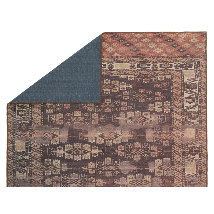 Kate Lester + Jaipur Living Minerva Tribal Brown/ Terracotta Runner Rug 2'6"X10'