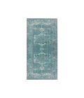 Kate Lester + Jaipur Living Tamara Medallion Teal/ Green Runner Rug 3'X10'