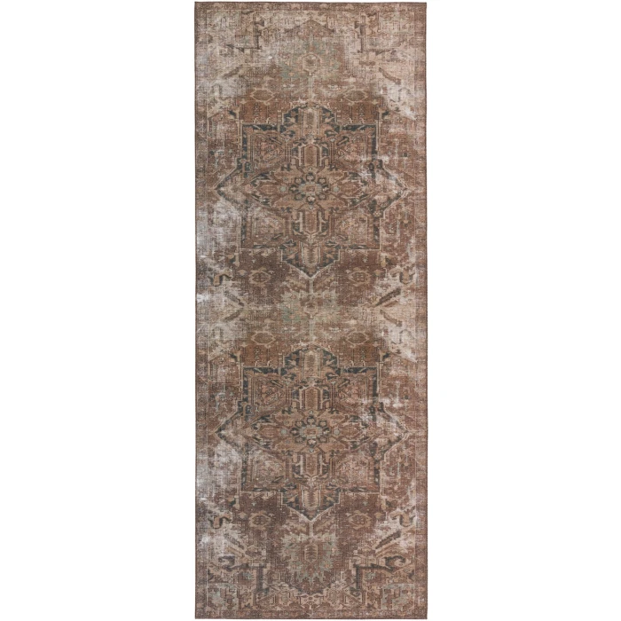 Kate Lester + Jaipur Living Minita Medallion Brown/ Tan Area Rug 2'X3'