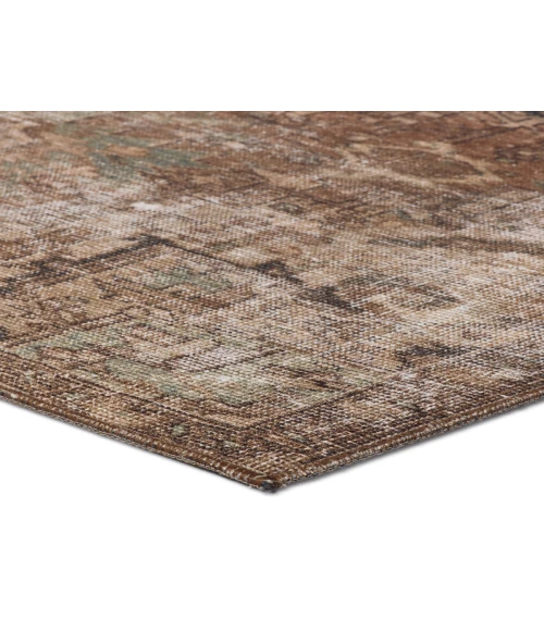 Kate Lester + Jaipur Living Minita Medallion Brown/ Tan Area Rug 2'X4'