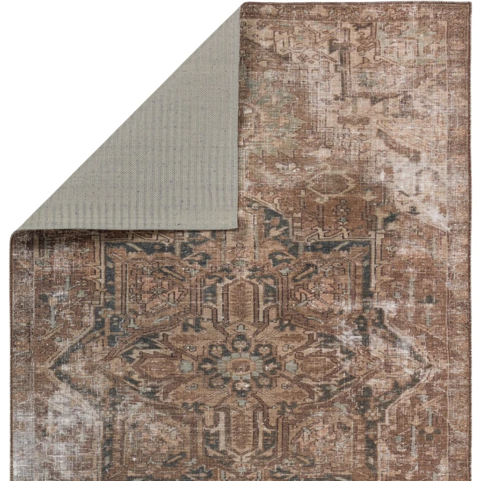 Kate Lester + Jaipur Living Minita Medallion Brown/ Tan Area Rug 2'X3'