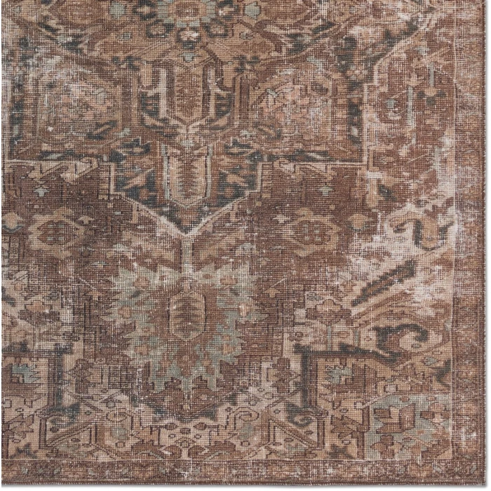 Kate Lester + Jaipur Living Minita Medallion Brown/ Tan Area Rug 2'X3'