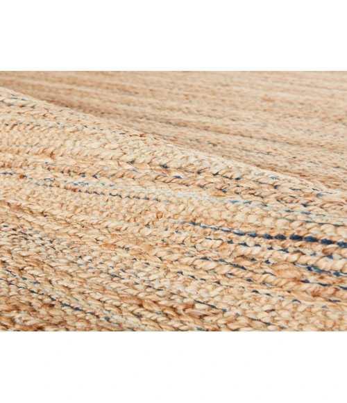 Jaipur Living Canterbury Natural Solid Beige/ Blue Area Rug (5'X8')