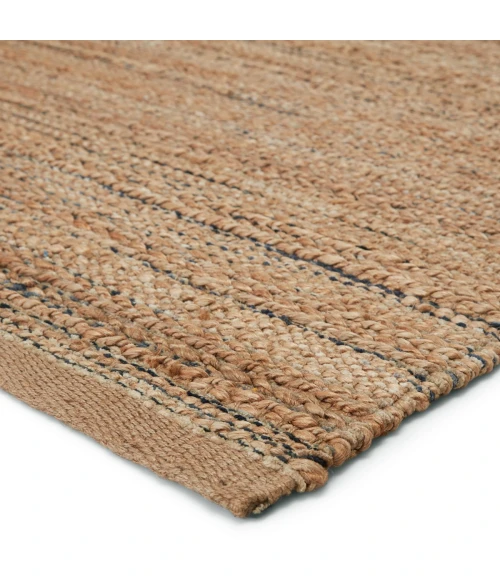 Jaipur Living Canterbury Natural Solid Tan/ Black Area Rug (5'X8')