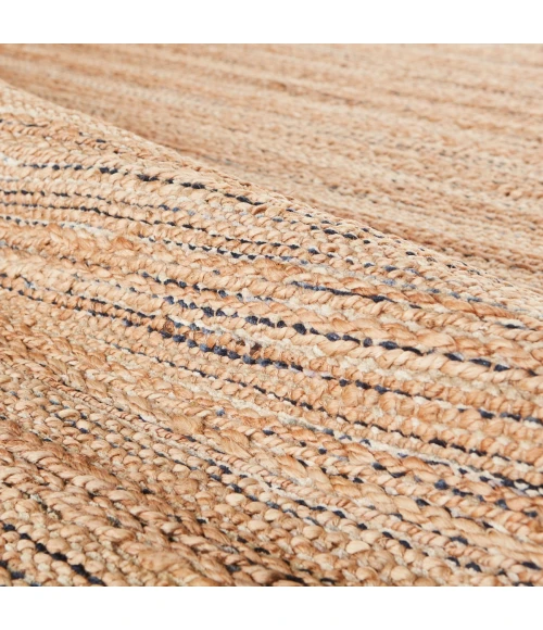 Jaipur Living Canterbury Natural Solid Tan/ Black Area Rug (5'X8')