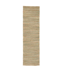 Jaipur Living Himalaya Canterbury HM15 Tan/Green 2 ft. 6 in. X 9 ft. Rectangle Rug