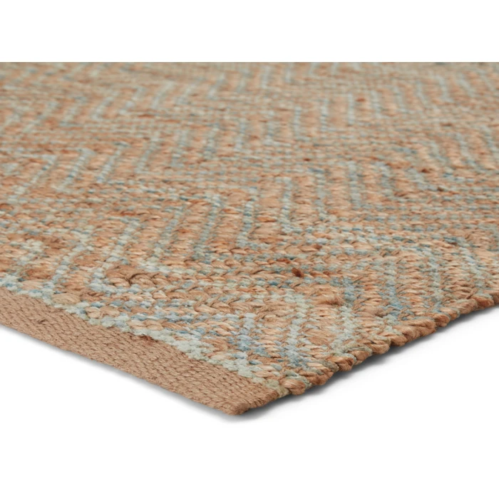 Jaipur Living Reap Natural Chevron Tan/ Green Area Rug (3'6"X5'6")