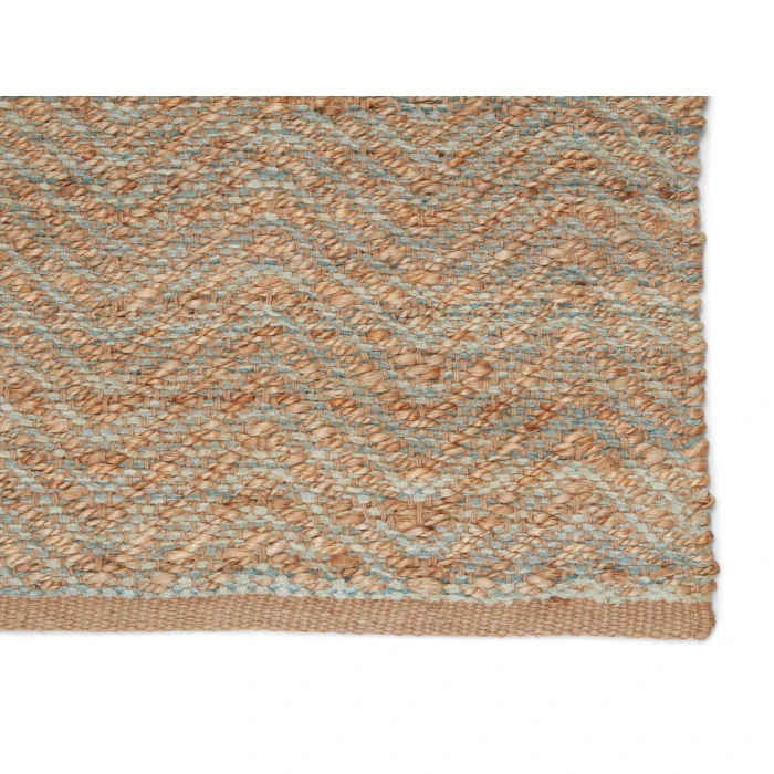 Jaipur Living Reap Natural Chevron Tan/ Green Area Rug (3'6"X5'6")