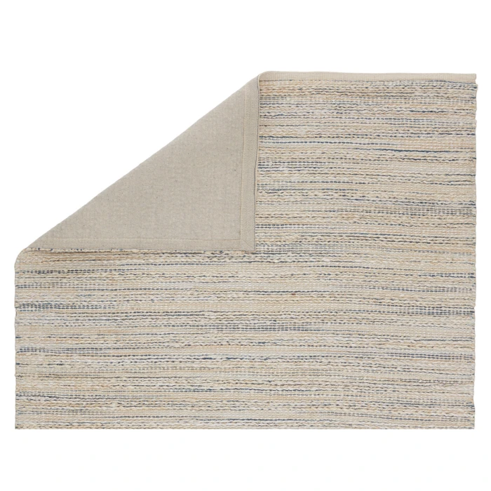 Jaipur Living Canterbury Natural Stripe White/ Blue Area Rug (5'X8')