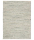 Jaipur Living Canterbury Natural Stripe White/ Turquoise Area Rug (9'6"X13'6")