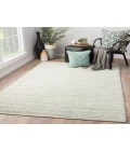 Jaipur Living Canterbury Natural Stripe White/ Turquoise Area Rug (9'6"X13'6")