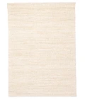 Jaipur Living Canterbury Handmade Solid White/ Beige Area Rug (5'X8')