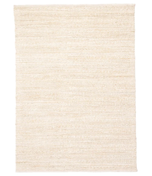 Jaipur Living Canterbury Handmade Solid White/ Beige Area Rug (5'X8')