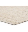 Jaipur Living Canterbury Handmade Solid White/ Beige Area Rug (5'X8')