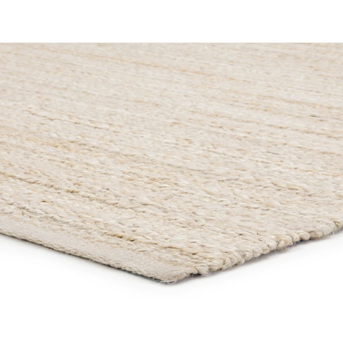 Jaipur Living Canterbury Handmade Solid White/ Beige Area Rug (2'6"X4')