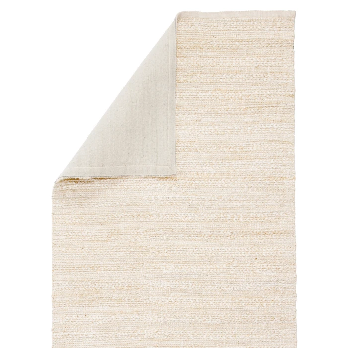Jaipur Living Canterbury Handmade Solid White/ Beige Area Rug (2'6"X4')