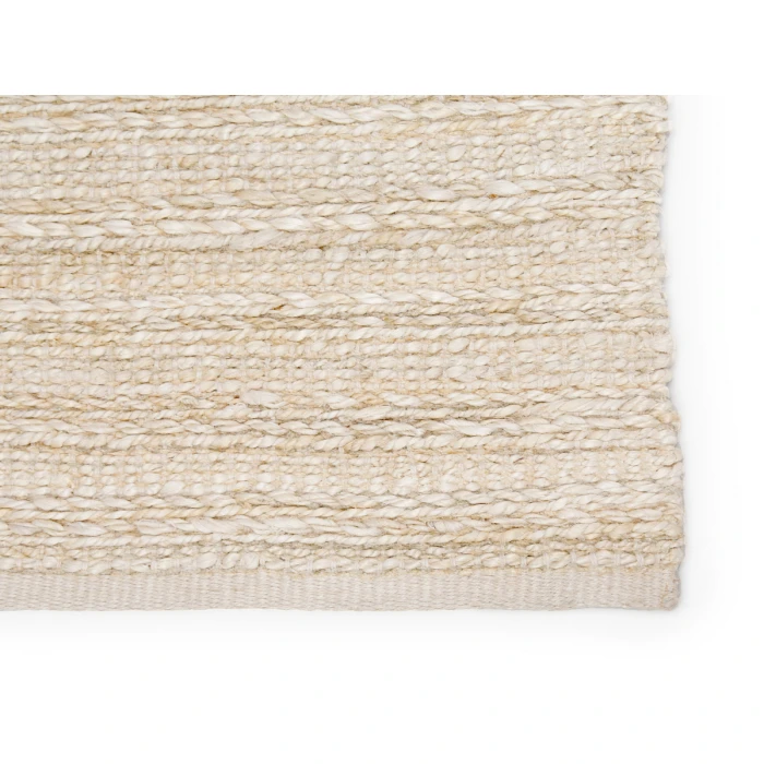 Jaipur Living Canterbury Handmade Solid White/ Beige Area Rug (2'6"X4')