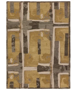 Jaipur Living Honeycomb By Zoebios Yellow HNC01 18 in. Swatch Square Rug