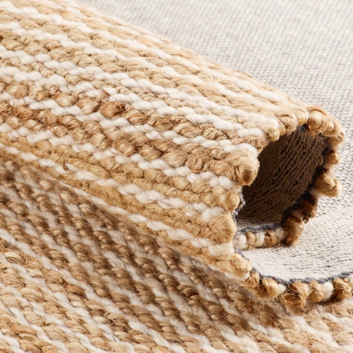 Jaipur Living Harman Natural By Kl Beige HNL03 18 in. Swatch Square Rug